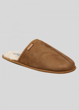 Ben Sherman Country Club Slipper Ruskea | 7819-TWQGM