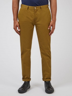 Ben Sherman Signature Slim Stretch Chino Housut Ruskea | 9637-ISTUE