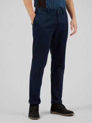 Ben Sherman Signature Slim Stretch Chino Housut Laivastonsininen | 8309-MTFLP