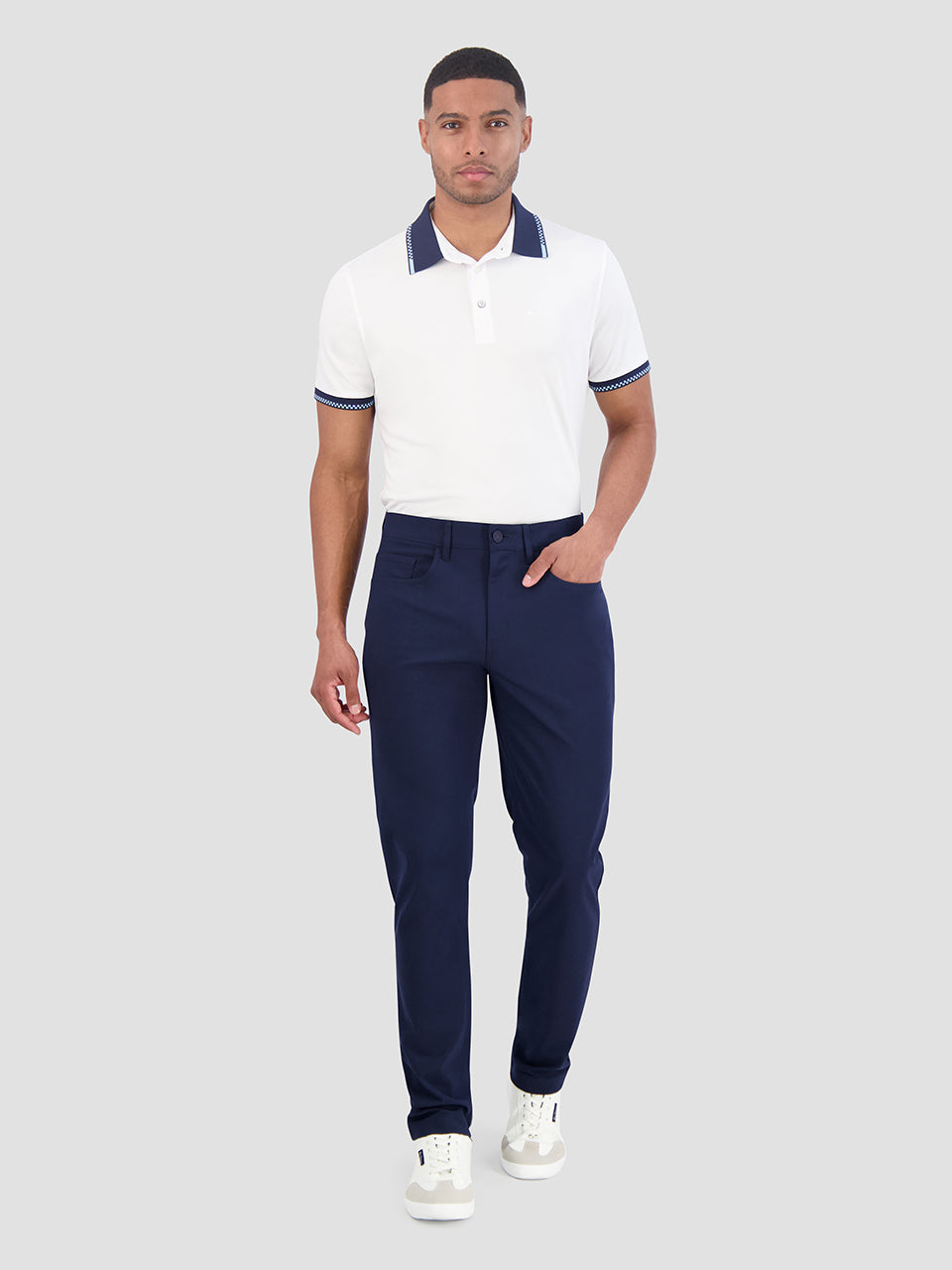 Ben Sherman 4Way Stretch Tech Long Housut Laivastonsininen | 7524-GRSDL