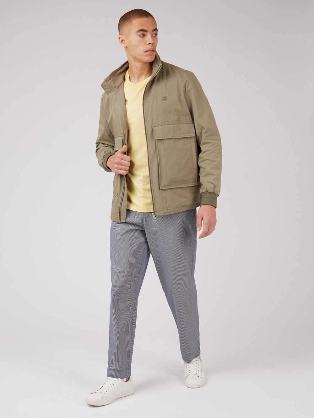 Ben Sherman B by Ben Sherman Cotton Taper Housut Sininen Harmaat | 2914-DIQOZ