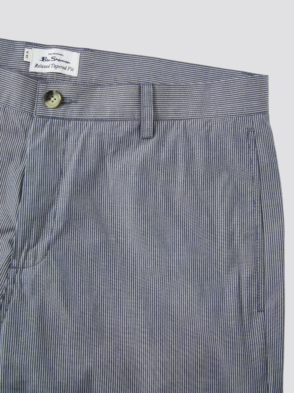 Ben Sherman B by Ben Sherman Cotton Taper Housut Sininen Harmaat | 2914-DIQOZ