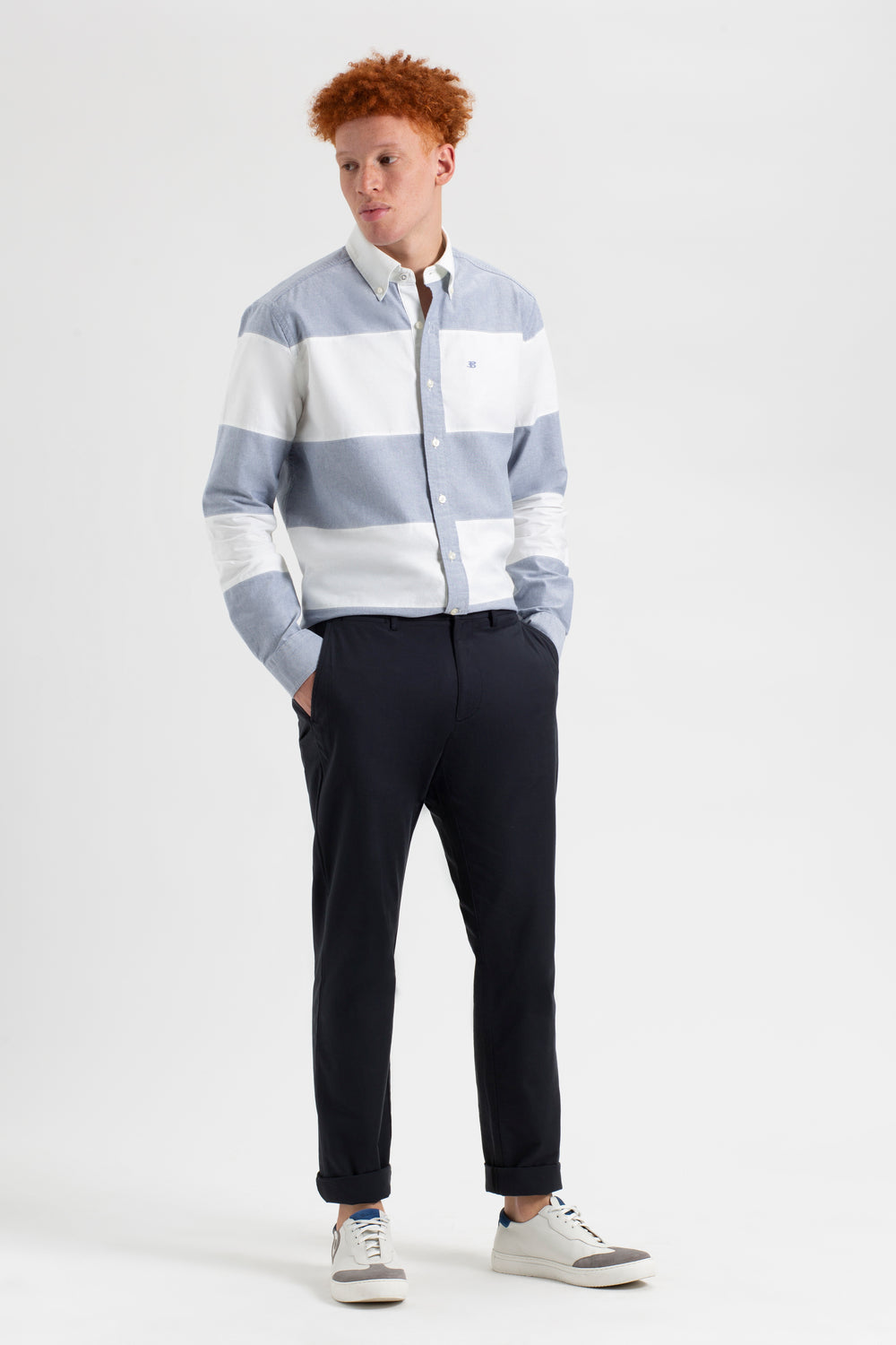 Ben Sherman Everyday Slim Fit Chino Housut Mustat | 6280-JKSET