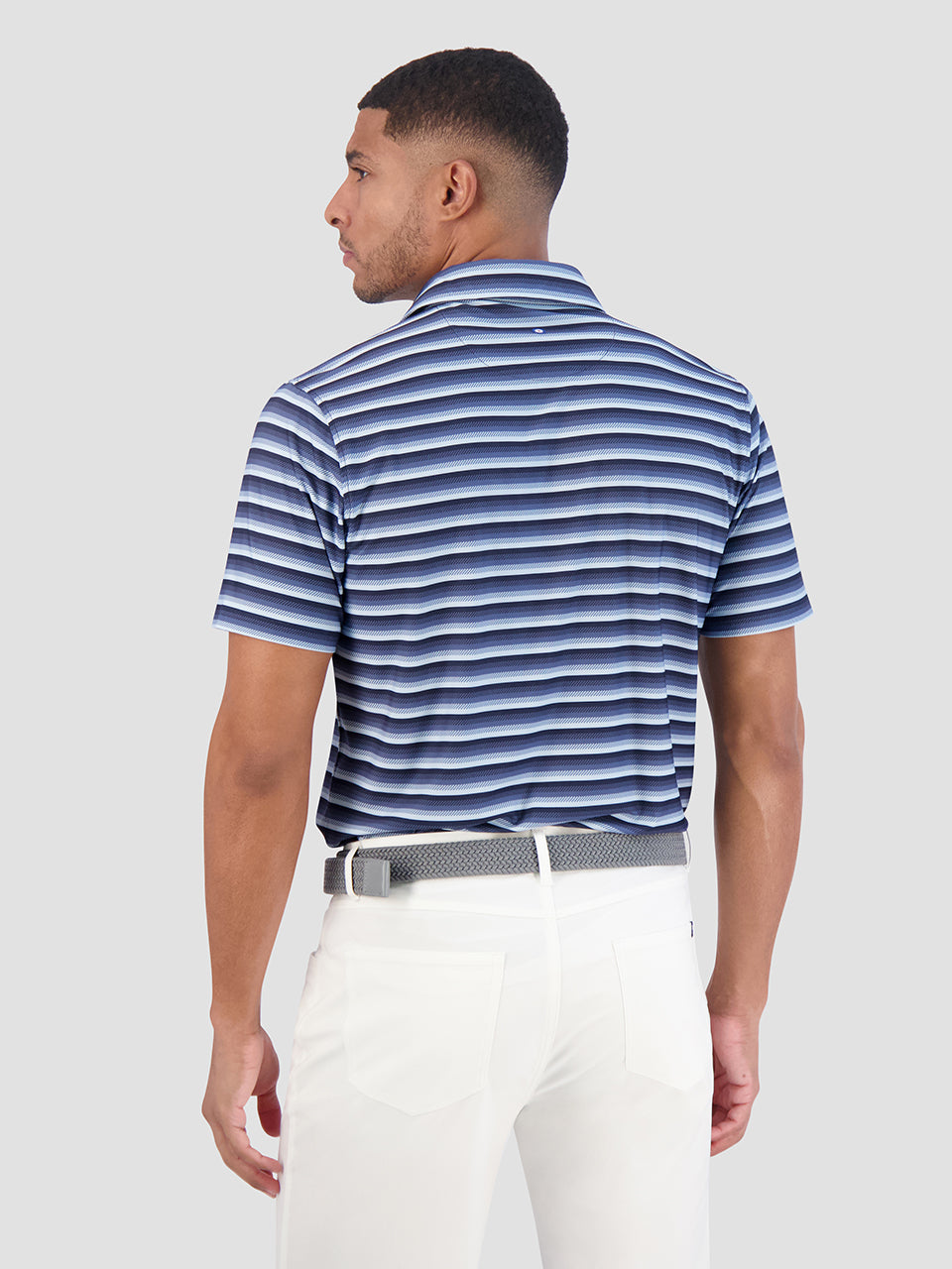 Ben Sherman Multi Stripe Tech Jersey Sports Fit Pikeepaita Laivastonsininen | 7135-NUERO