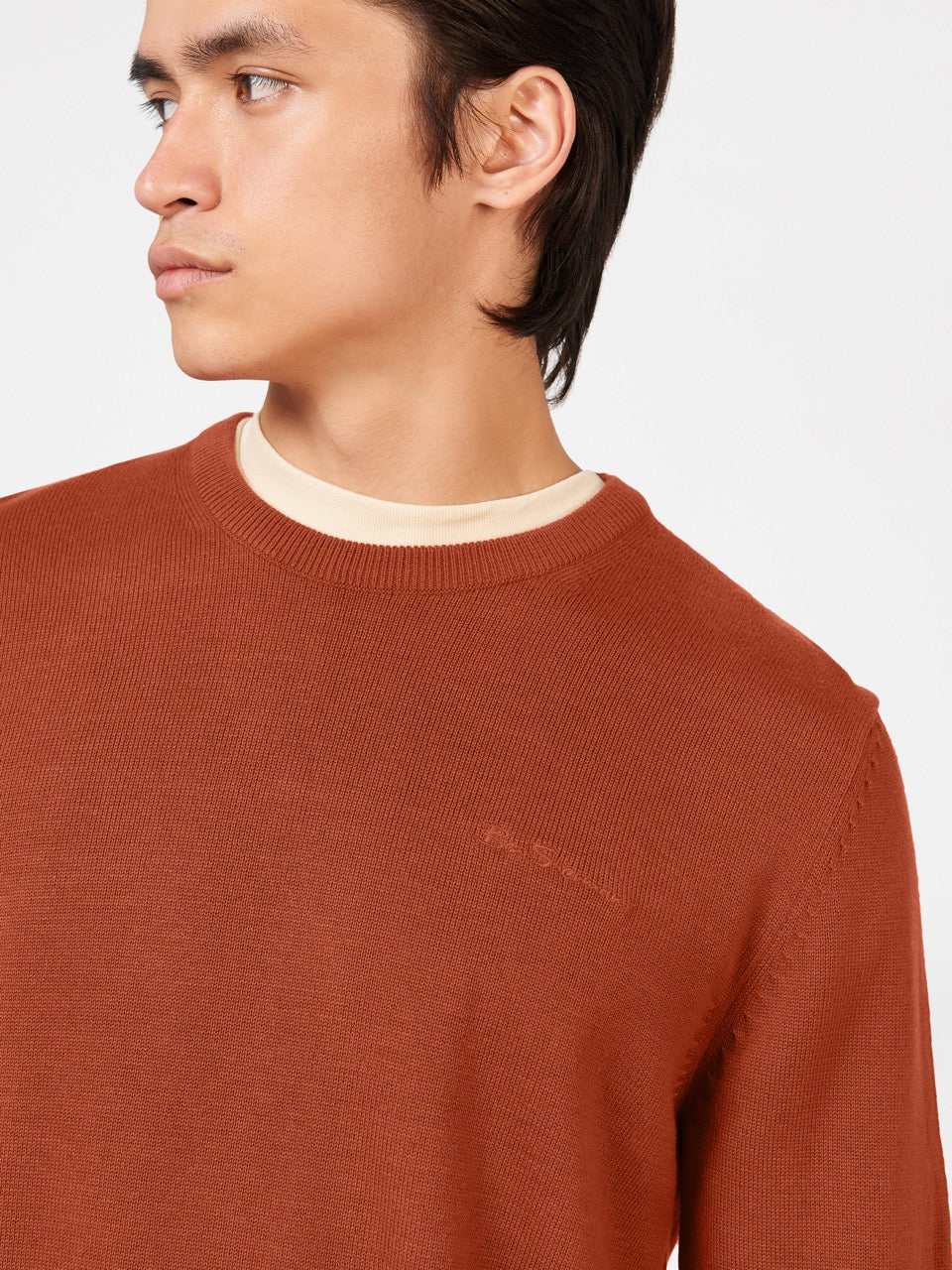 Ben Sherman Signature Crewneck Neuleet Oranssi | 6519-MBEDZ