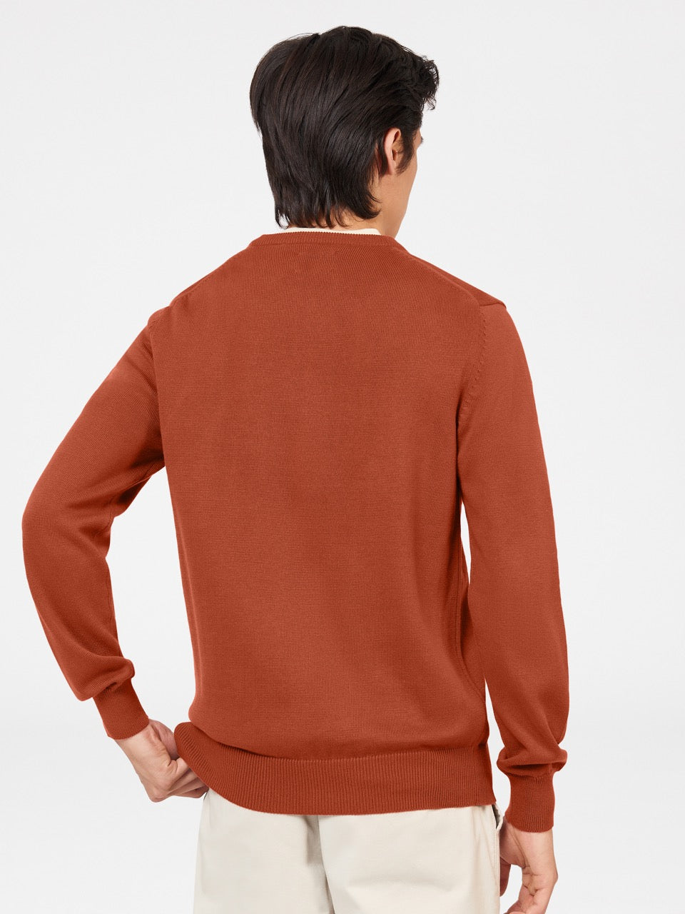 Ben Sherman Signature Crewneck Neuleet Oranssi | 6519-MBEDZ