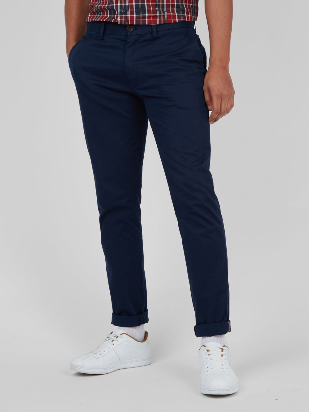 Ben Sherman Signature Skinny Stretch Chino Housut Laivastonsininen | 2638-TLOJD