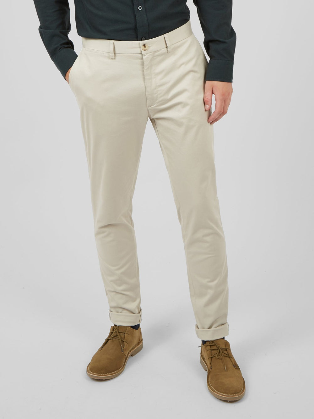 Ben Sherman Signature Skinny Stretch Chino Housut Valkoinen | 8623-RJIFX