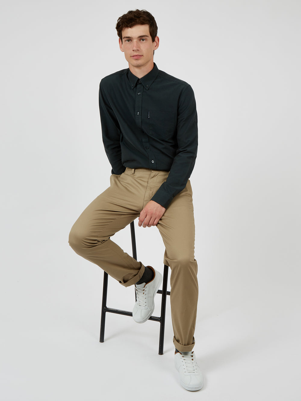 Ben Sherman Signature Skinny Stretch Chino Housut Harmaat | 6459-XDAIP