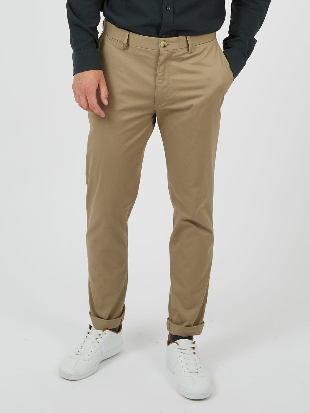 Ben Sherman Signature Skinny Stretch Chino Housut Harmaat | 6459-XDAIP